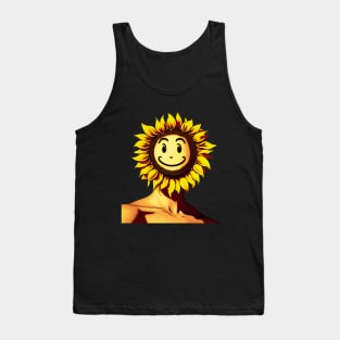 Sunflower Smiling Man Tank Top